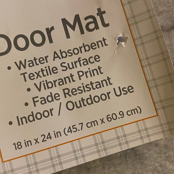 SOLD - Door Mat "Welcome To Our Campsite" There's Always Room For S'more" - Picture 3 of 3